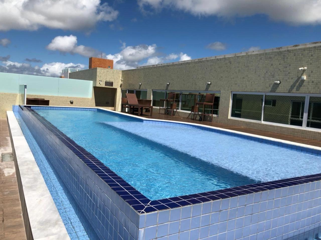 Flat 202 Com Vista Parcial Do Mar De Intermares Apartment Cabedelo Exterior foto