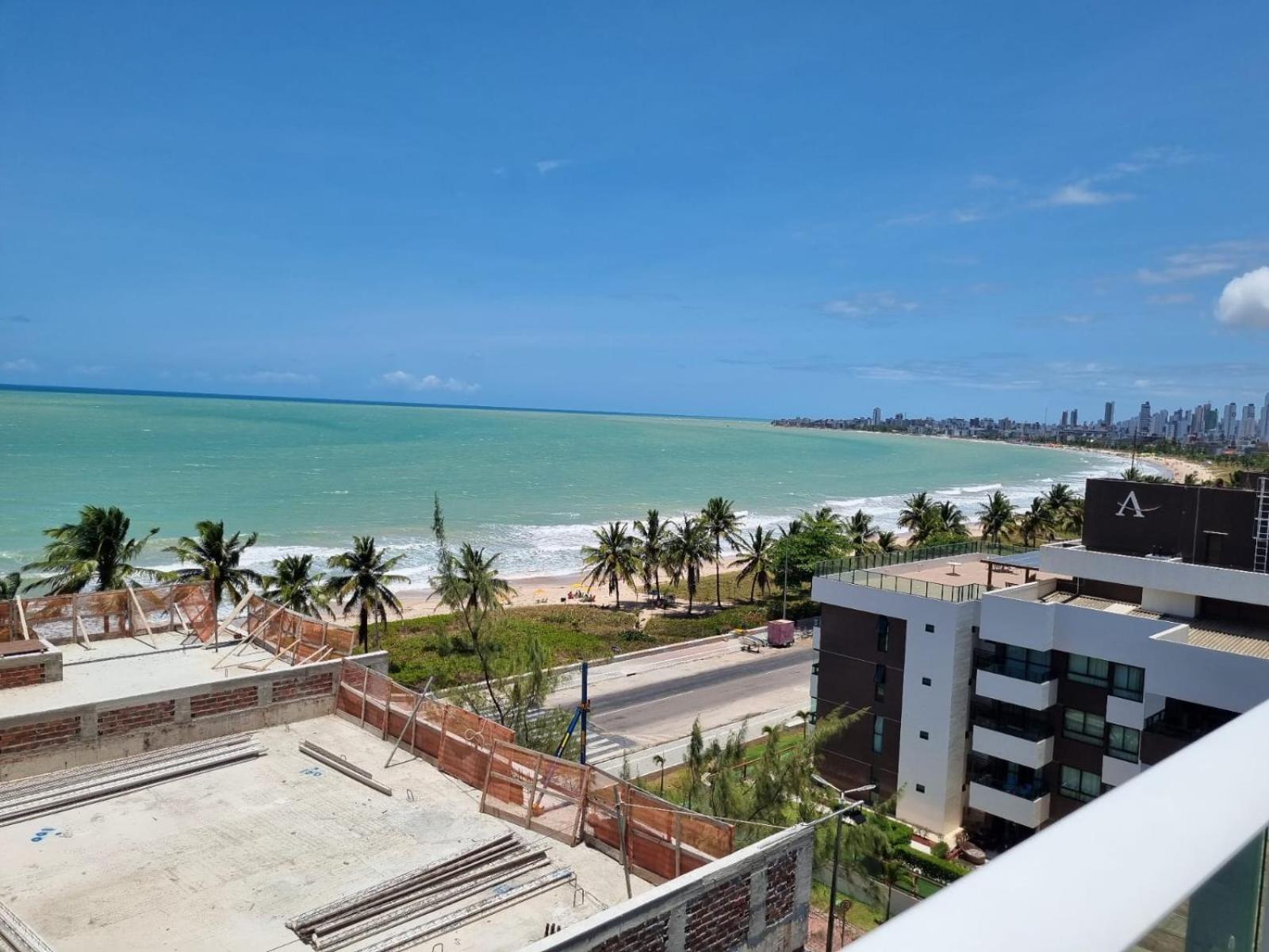 Flat 202 Com Vista Parcial Do Mar De Intermares Apartment Cabedelo Exterior foto
